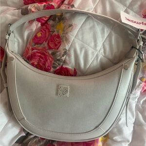 Steve Madden White Shoulder Bag